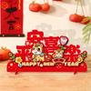 Cartoon Horse Year Desktop Ornament Zodiac Horse Fu Character Ornament  Festive Present