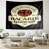 Bacardi Rum Bat Logo Tapestry Room Decoration Wall Hanging for Living Room Bedroom, dormitory, Birthday and Christmas gifts