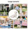Clear Dog Rain Poncho for Small/Medium Dogs Heavy Waterproof Hidden Leash Hole Adjustable Snaps Anti-adhesive Hair Design Double