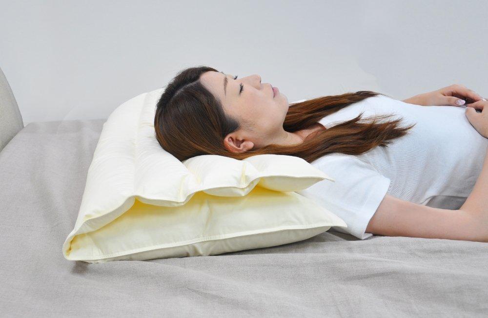 BOMA Folding Pillow with White Pillowcase (OKMWH) for Hotels and Inns