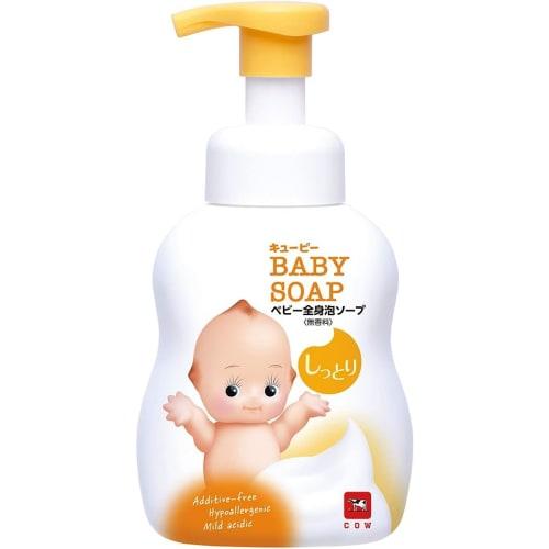 

Kewpie Зволожуюче дитяче мило, пінний тип, помпа, 400 мл, гіпоалергенне, слабокисле, без барвників, без ароматизаторів