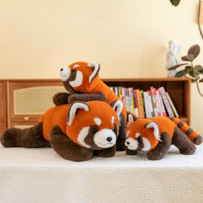 Lie Lie Lie Red Panda Fox Doll Plush Toy Doll Tribe Raccoon Pillow Hug Bear Sleeping Birthday Gift