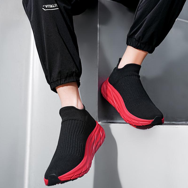 Chaussures de Mode pour Hommes Chaussures Chaussettes de Créateur Tenis Chaussettes Baskets Respirantes Antidérapantes à Semelles Épaisses Zapatillas Chaussures de Luxe Légères pour Hommes