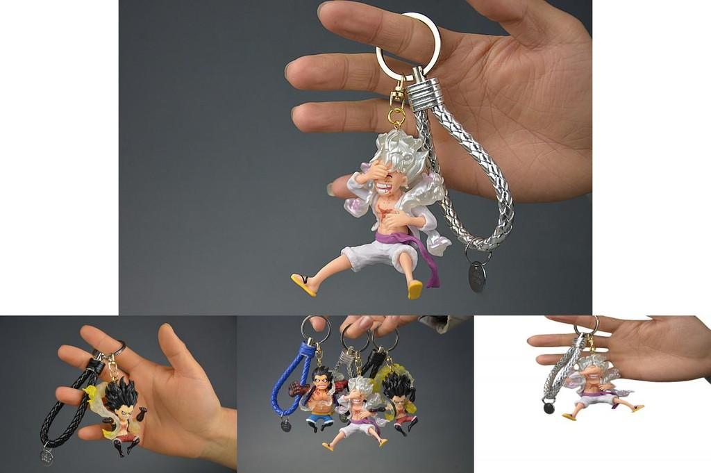 One Piece Nika Luffy Pvc Keychain Pendant Toy Collectible 7cm Guangdong