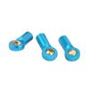 6Pcs Aluminum Alloy M3 Link Rod Tie Rod End   Head Joint Holder for 1Celsius10 RC Car