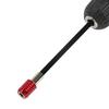 Red Hex Shank 300mm Quick-Release Self-Locking Screwdriver Bit Extension Rod