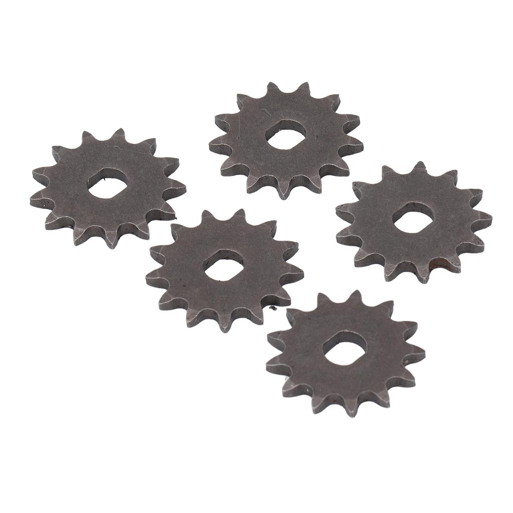 5PCS T8F 13T Chain Sprocket 0.4in Inner Diameter Motor Chain Sprocket for 47cc 49cc Mini Pocket