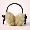 New Faux Fur Plush Earmuffs Y2k Keep Warm Winter Earflap Thick Bowknot Earmuffs Autumn