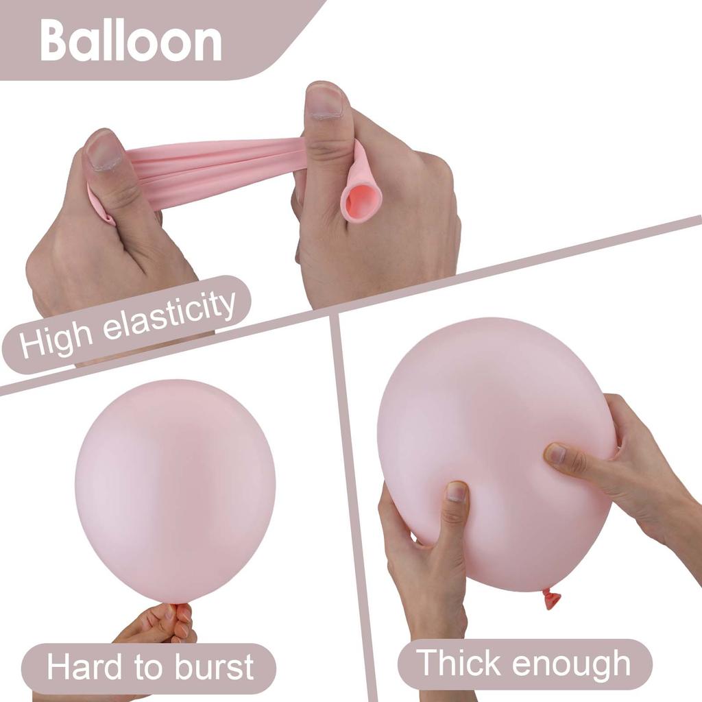 10pcs Set 12inche Pink Latex Latex Party Balloons For Birthday Party Party Balloons Birthday Balloons Latex Balloon