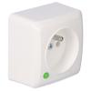 Socket 2P+Z n/t IP20, white BERG