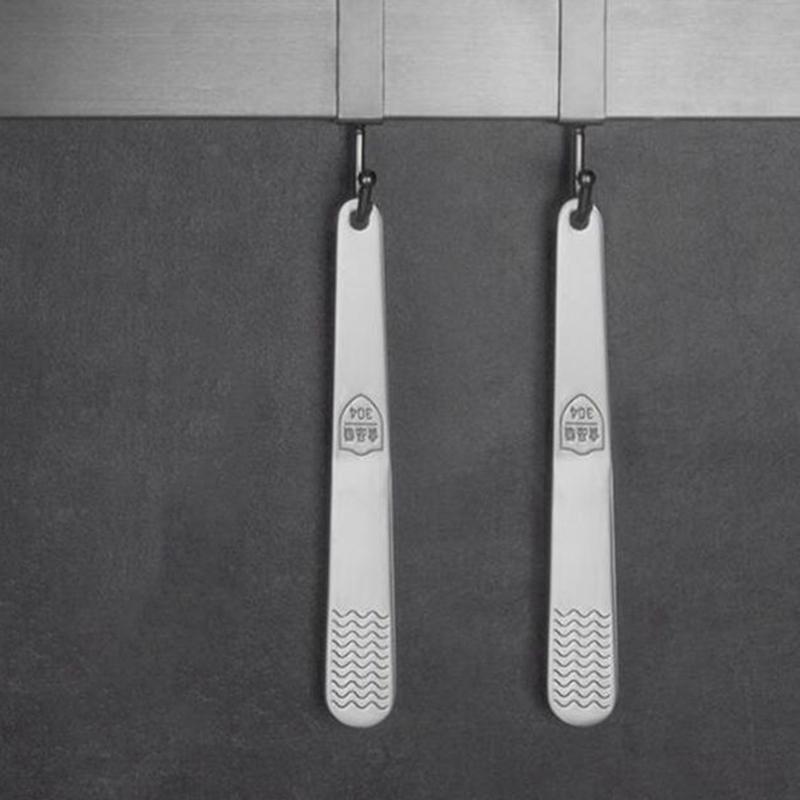 2pcs Dumpling Spoon Stainless Steel Flat Stuffing Shovel Picking Spatula Dumplings Making Tools Filling Spoon Kitchen Gadgets