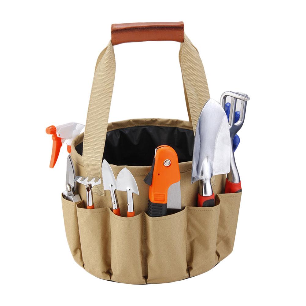 10Pcs/Set Outdoor Garden Tools Bag Pack Set with Gloves Tote Trowel Pruners