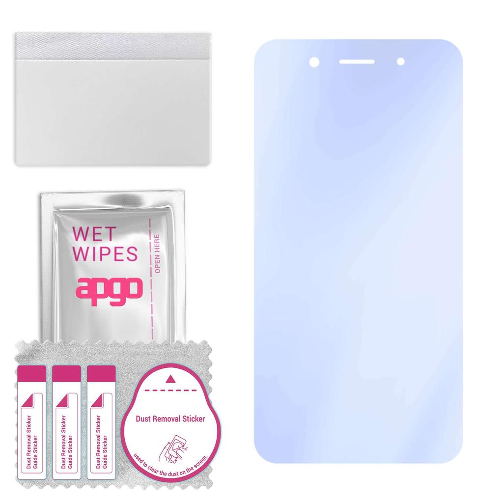 apgo Ultra-Clear 9H Hybrid Protective Glass Compatible with Tecno Pop 5C, Flexible Nano Glass, Great Replacement for Tempered Glass, Scratch-resistant