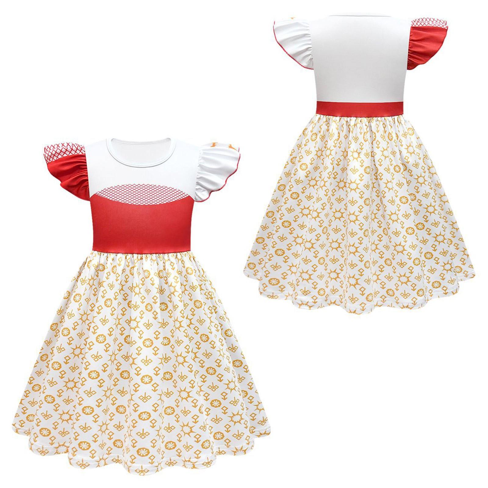 

Детский костюм Костюм невесты-зомби для косплея Костюм для выступления Маскарадный костюм 160 белый