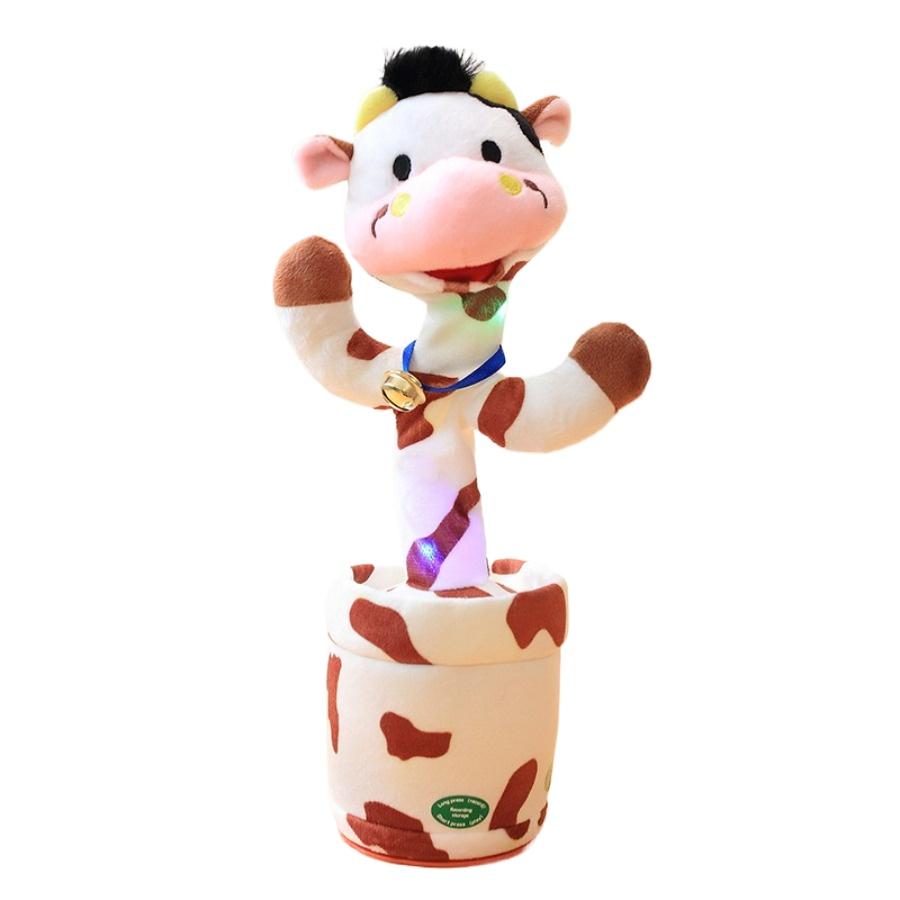 

Танцюючий Кролик Корова Інтерактивне Навчання Музична Розмовляюча Плюшева Іграшка Повторює Розмову Плюшевий Подарунок Той самий Розумний Кактус 32cm