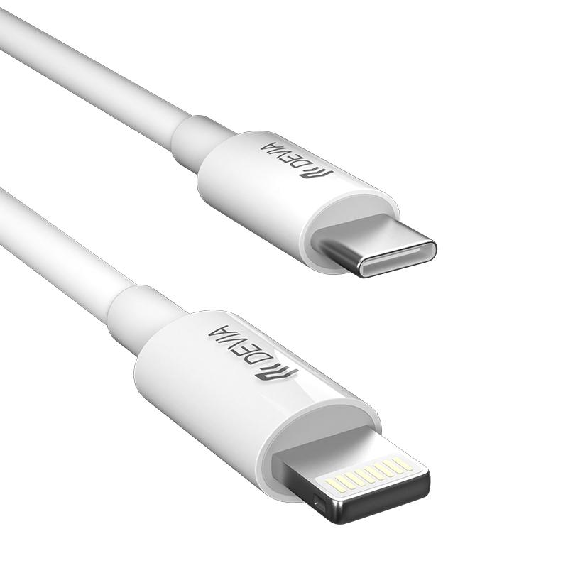 

DEVIA Smart Series 2m Type-C to Lightning PD Fast Charging Cable TPE Data Cord A