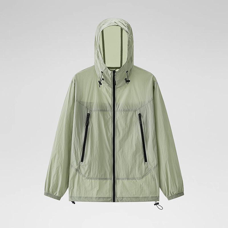 

Mountain Series UV Protection Lightweight Jacket - Men s & Women s Hooded Windbreaker Double Extra Large