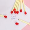 20Pcs Ballpoint Pen Matchstick Shape 0.5mm Ballpoint Pens Novelty School Stationery Children Student Gifts