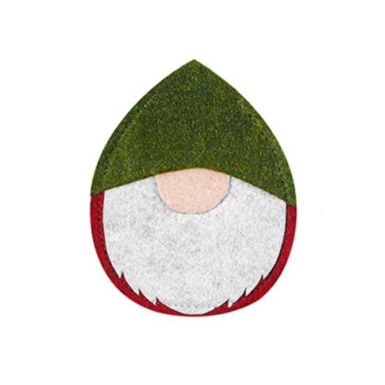 

Рождественская сумка для посуды Полезная нежная легкая сумка для рождественской посуды Сумка с мультяшным безликим кукольным чехлом для столовых приборов Рождественский держатель для посуды D