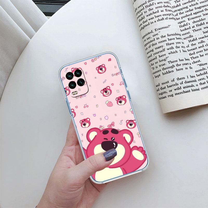 Disney Lotso Transparent Phone Case for LG K22 K30 K40 K40S K41 K42 K50 K50S K51 K51S K52 K61 K62 K71 K92 Q61