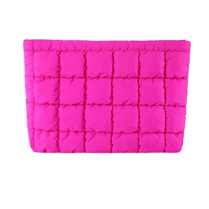 Stylish Pleated Handbag And Cosmetic Pouch For Women Practical Makeup Bag Suitable For Parties And Everyday Use