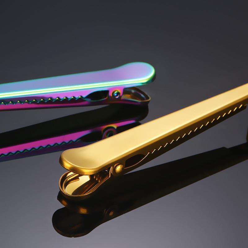 304 Stainless Steel Dual-Function Measuring Spoon and Food Sealing Clip for Coffee and Milk Powder