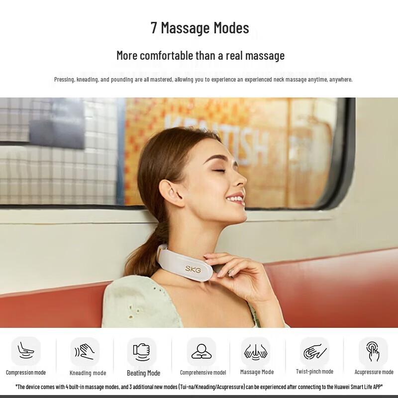 SKG K6 Portable Bluetooth Neck Massager CN plug (adapter included)