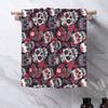 Sugar Skull Pattern Red Soft Face Towel Quick Dry Pool Bath Cotton Towels Absorbent