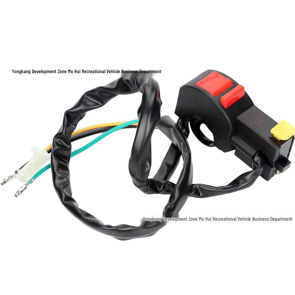 Off-Road Motorcycle ATV Beach Buggy Ignition, Flameout, Headlight, and Horn Switch