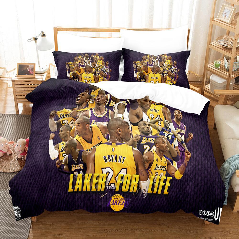 Basketball Digital Printing Bedding Three-Piece Microfiber Polyester Cotton Duvet