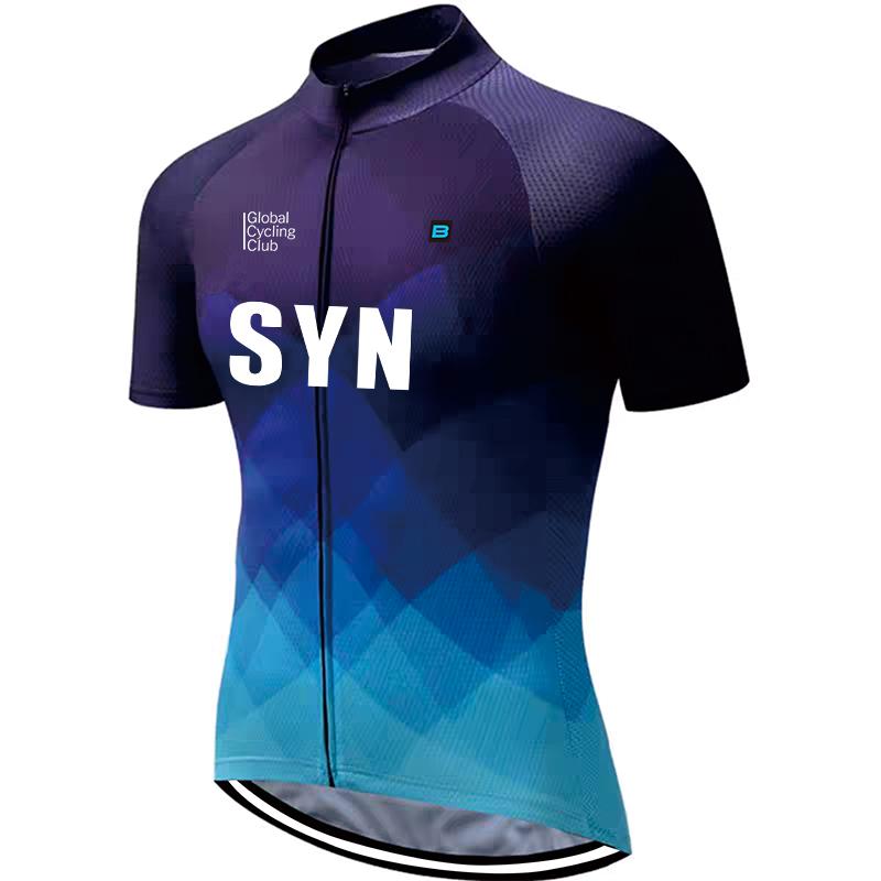 2026 SYN New Men's Cycling Jersey Set, Summer Sponge Seat Cushion, Cycling Bib, Road Bike, Bicycle Top, Bicycle Sports Shirt Set
