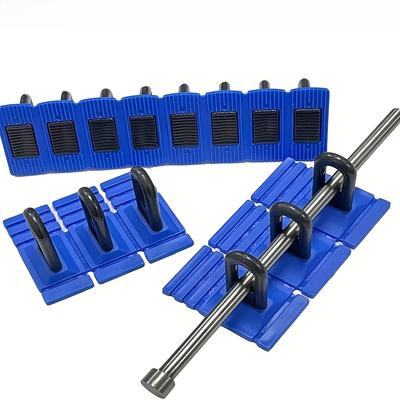 1 Conjunto Extrator de Reparo de Amassados - Removedor de Amassados sem Pintura com Ventosas de Cola e Cabos Azuis