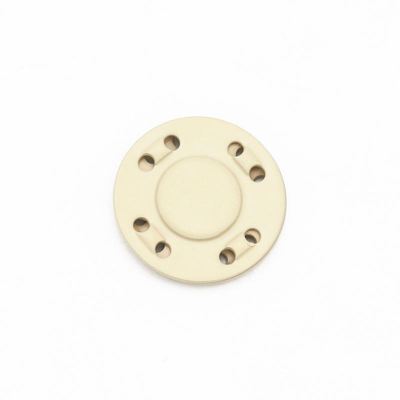 

1 пара цветных металлических магнитных застежек, круглые потайные пуговицы, магнитные застежки для пальто и курток, ультратонкие невидимые кнопки-защелки 12.5 MM бежевый