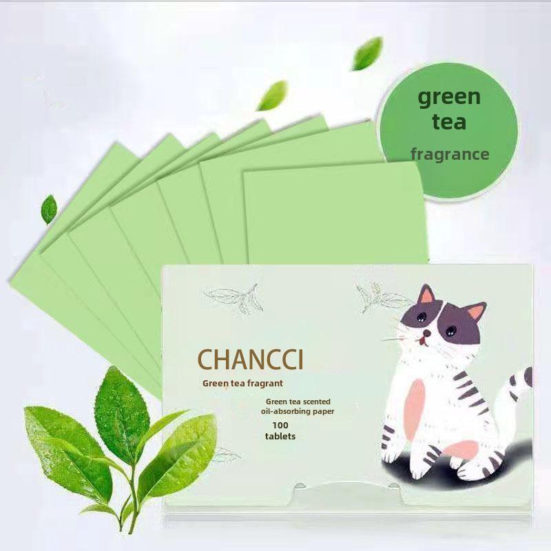CH Portable Fragrance Oil-Absorbing Facial Paper - 100 Sheets