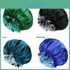 Satin Bonnet For Women Luxury Warm Satin Sleep Hat With No Brim For Winter Comfort