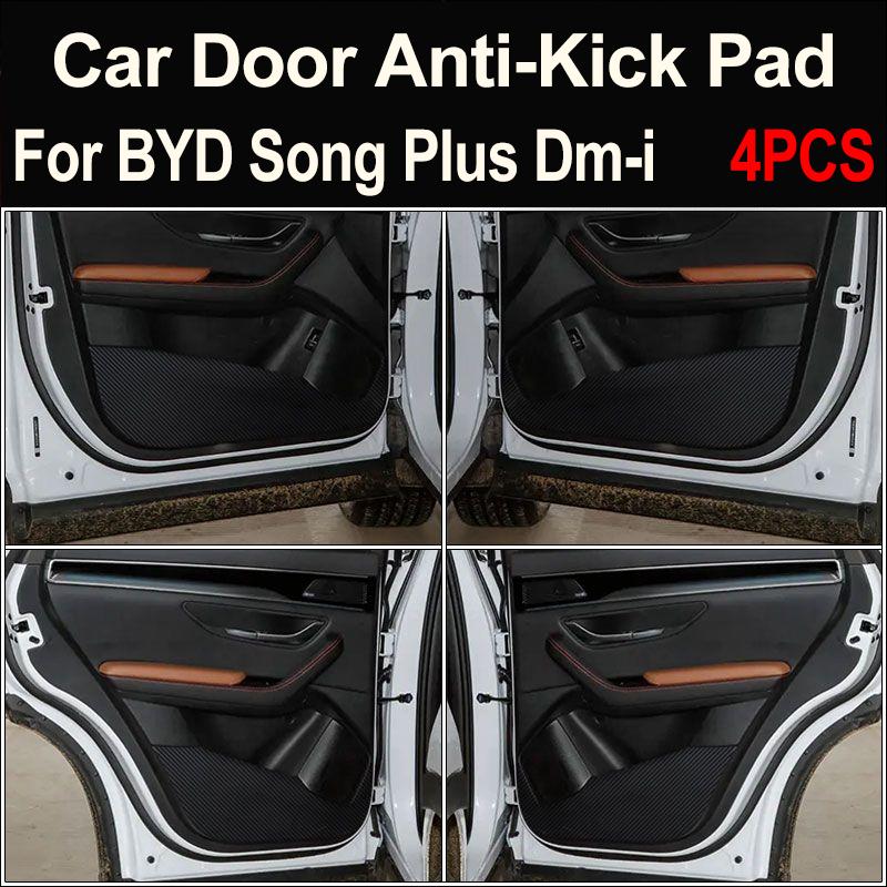 For BYD Song Plus Dm-i EV -2025  2024 Car Door Anti-Kick Pad Protection Sticker Anti Dirt Mat Auto Interior Accessories