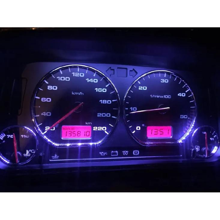 Car Styling Chrome Dashboard Gauge Ring Set For Volkswagen For VW Polo 6N