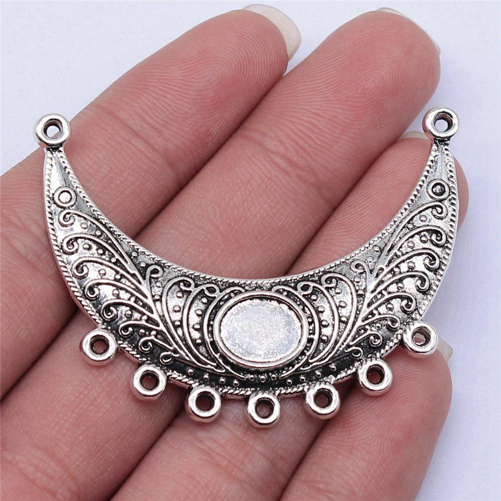 Accessories Parts Curved Necklace Connector Minimalist Jewelry Components QA013