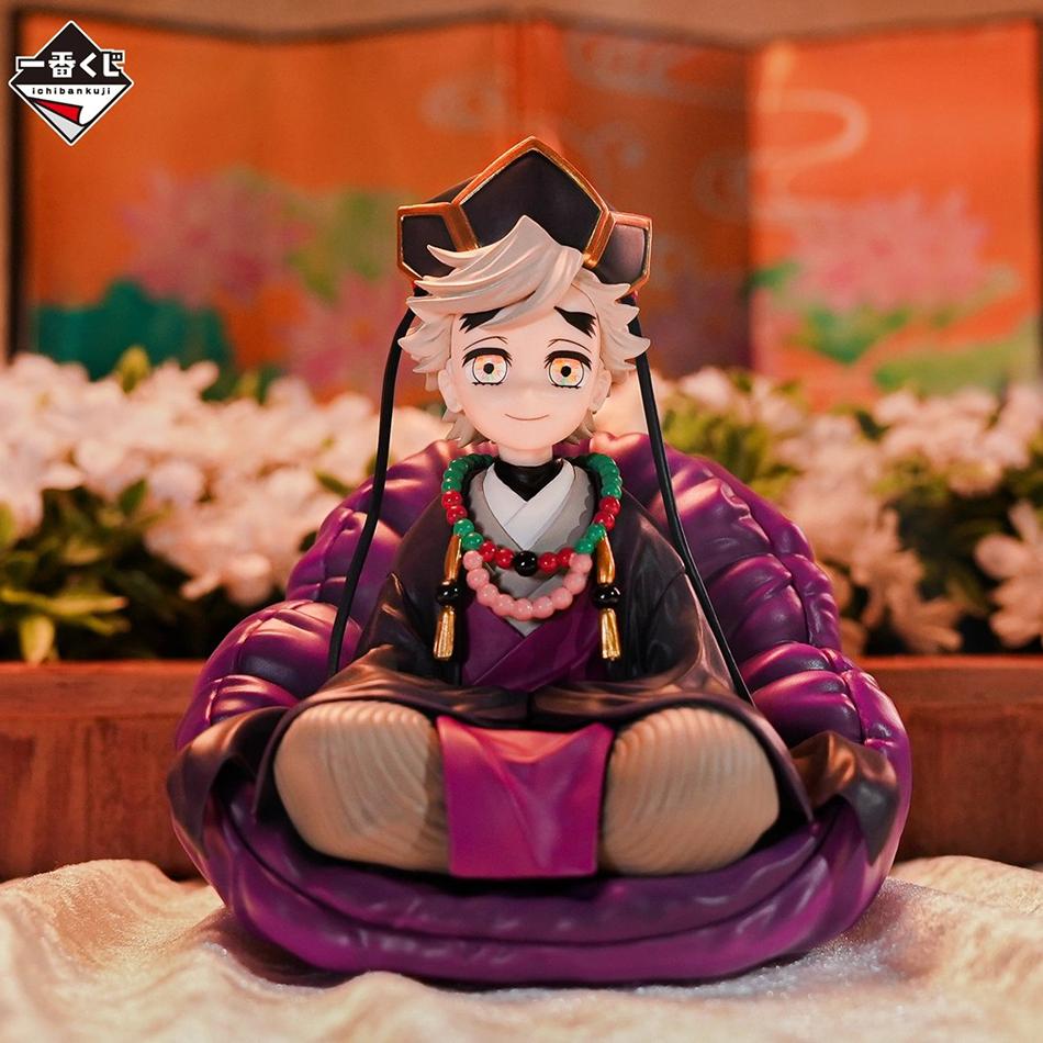 2 Kinds Anime Demon Slayer Douma Premium Chokonose Noodle Stopper Anime Figure Action Figures Collection PVC Model Playthings