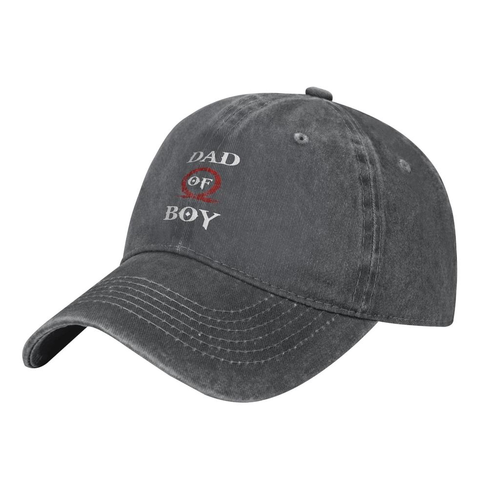 Dad of Boy God of War Baseball Caps Classic Distressed Denim  Sun Cap Unisex Style Outdoor Running Golf Adjustable Caps Hat