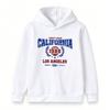 Toddler Kids Boys Girls Vintage California 1986 Los Angeles Print Pullover Hoodie, Casual Soft Long Sleeve Warm Hooded Sweatshirt for Daily Streetwear
