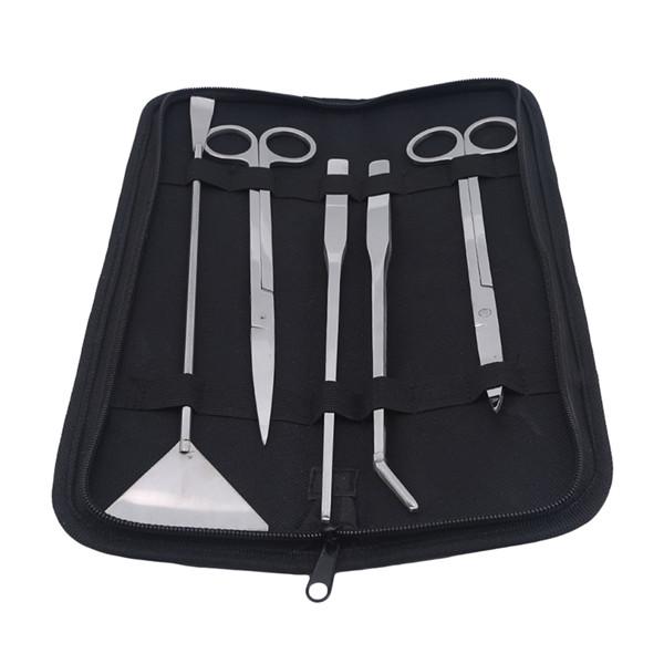 Buy 5pcs Aquarium Maintenance Tools Kit Tweezers Scissors Plants Grass