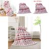 Reindeer Plush Throw Blanket With Cartoon Design For Family Room Use