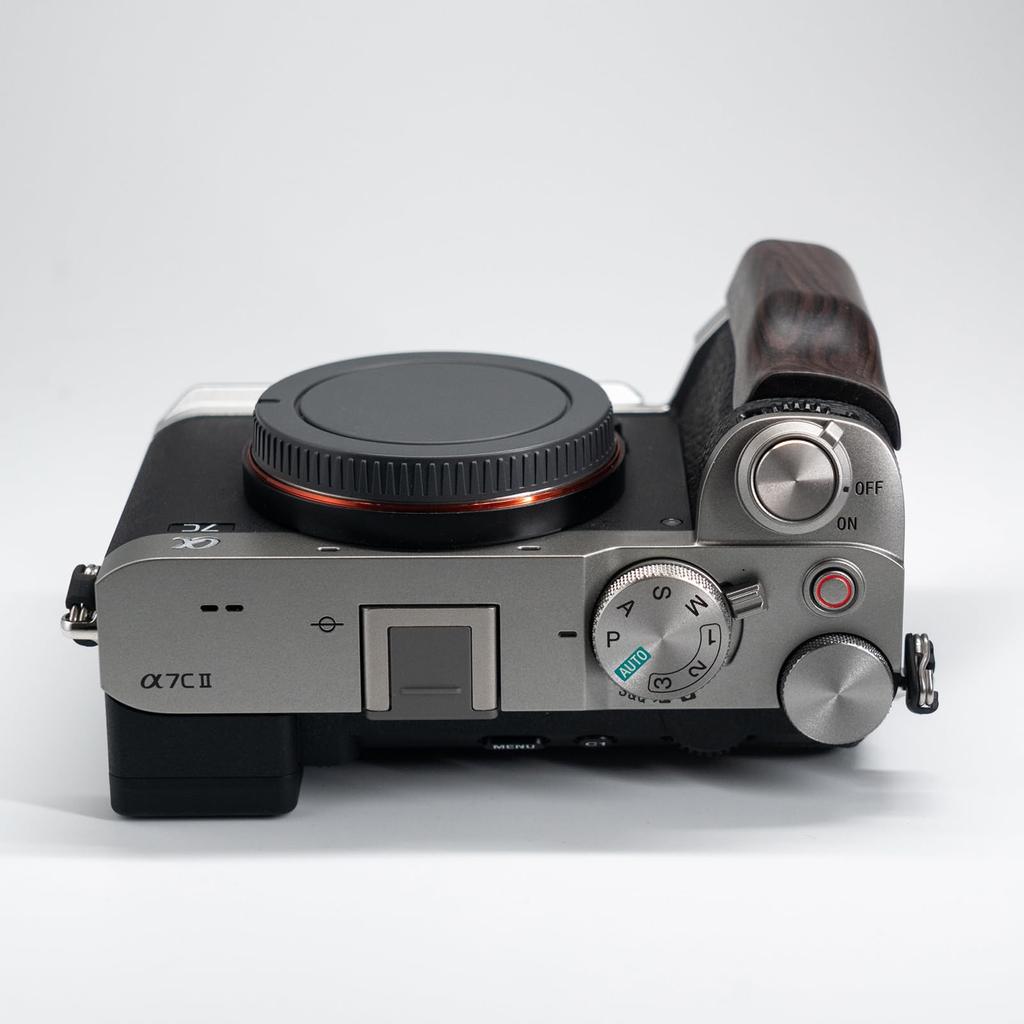 plate for Sony A7C Mark A7CR cameras solid wood handle Arca standard specifications Iborrys L-shaped II, A7C2, ILCE-7CM2, · Retro, high-quality ·