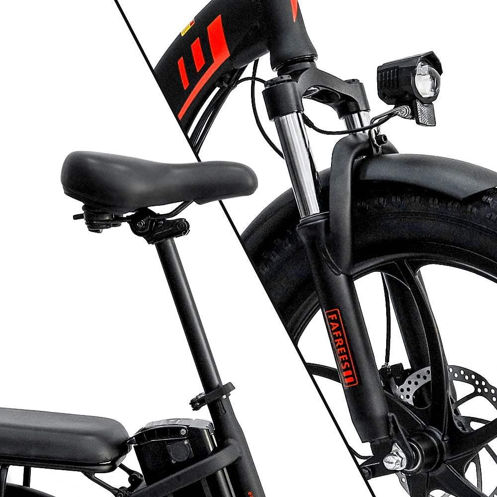 Fafrees F20 Falt-E-Bike, 250W, 36V 16Ah, Shimano 7-Gang, 20"-Reifen, LCD-Display, IP54, Leichtes E-Bike für Stadt & Pendler