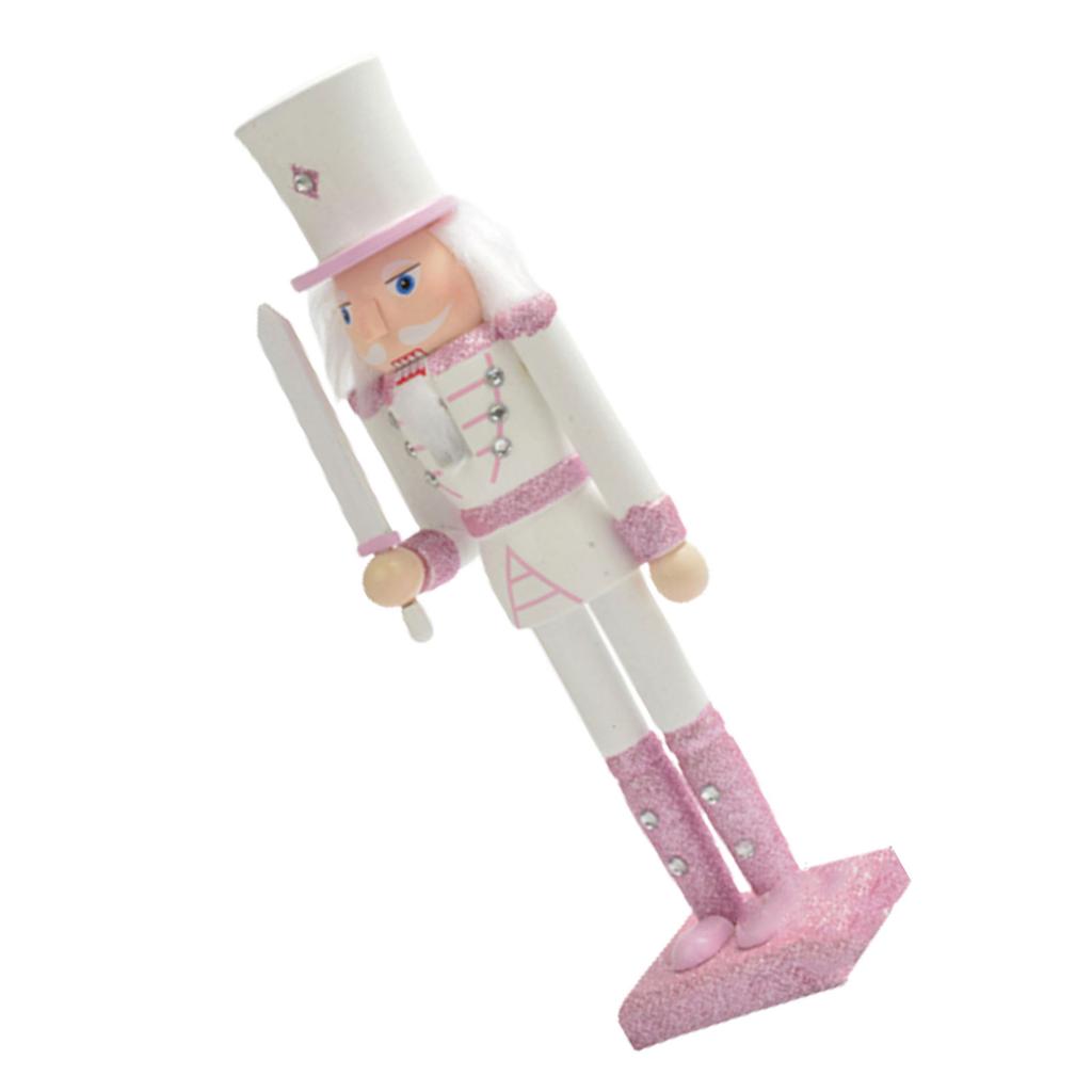 Nutcrackers Soldier Wood Walnut Cracker Puppet Festive Christmas Home Decorations and Party Ornament Christmas Gift
