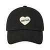 EMIS Heart Rubber Patch Ball Cap Black