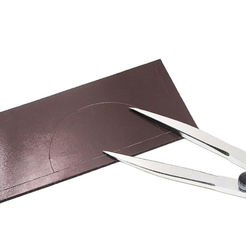 Divider Leather-Compass 4/6/8 Inch Metal-Compass Leather Divider Tool Carbon Steel Scriber for Woodworking Geometry