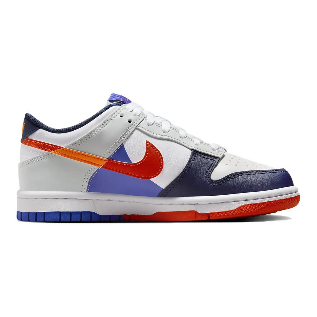 Nike Dunk Low GS Upside Down Kids Sneakers Multi-Color White Light-Silver FQ7674-100