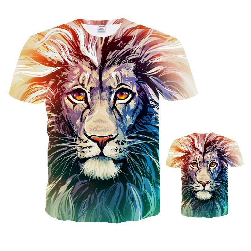Premium Quality Lion Animal 3d Print T-shirt For Men And Women In All Sizes